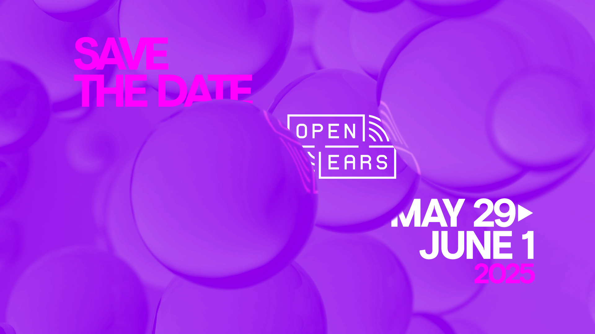 OpenEars June 2-5, 2022